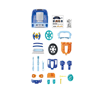 اسباب بازی موتور خودرو Motor Car Engine مدل کاپوت ماشین پلیس Repair Truck Police Set_اسباب بازی